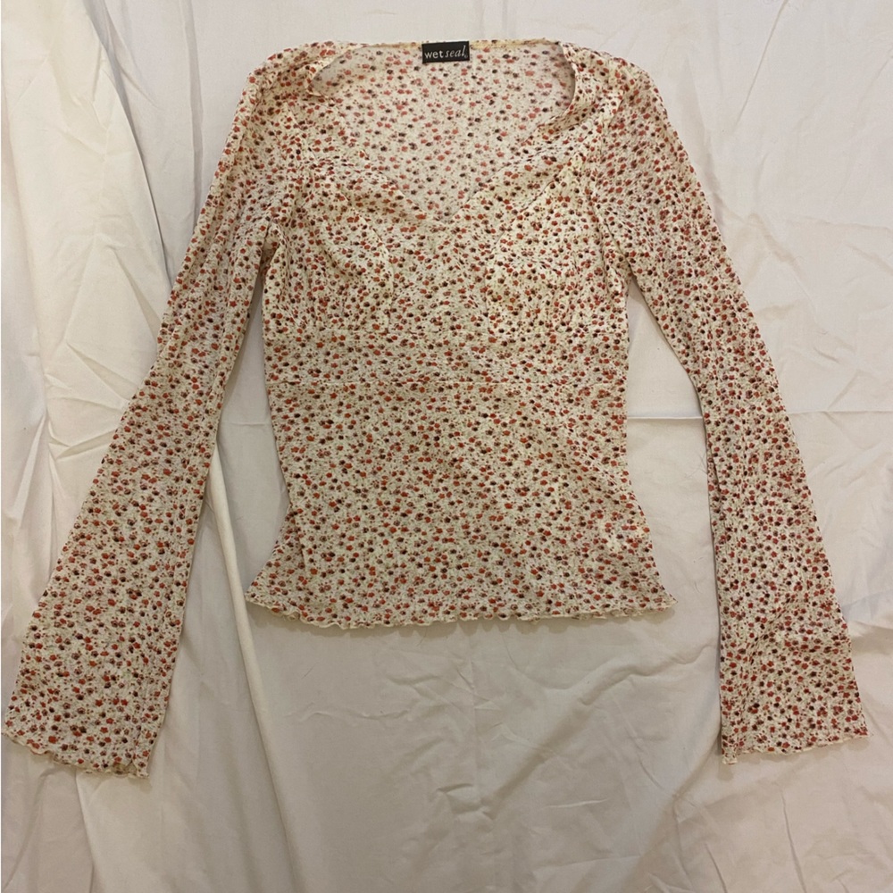 Wet Seal Long Sleeve with flowers